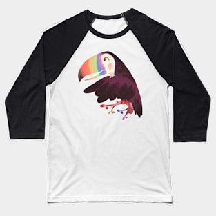 Gay Pride Toucan Baseball T-Shirt